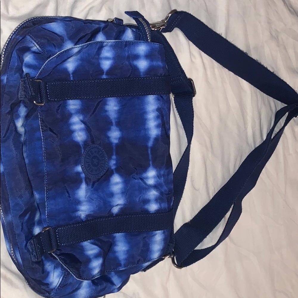 Tie dye Kipling purse